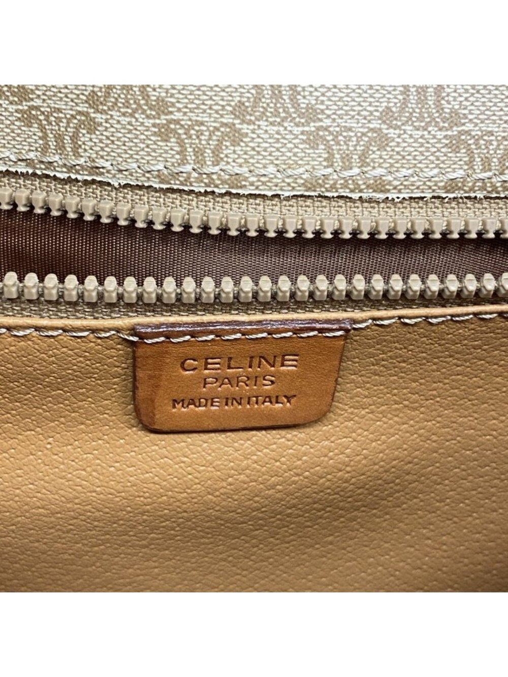 Celine Shoulder Bag Macadam Beige Gold - Picture 5 of 10